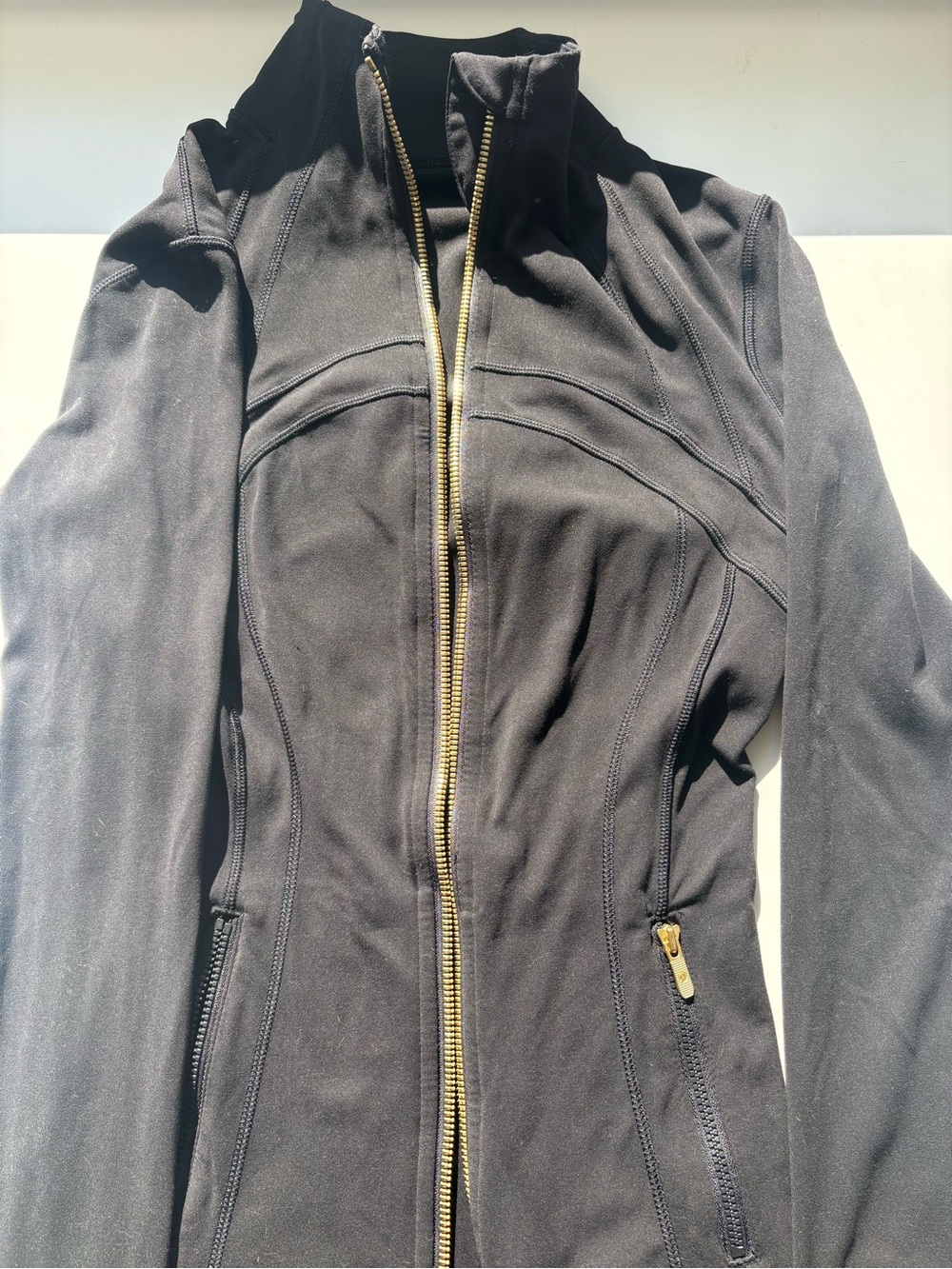 Lululemon Define Jacket Black w/ Gold Zipper